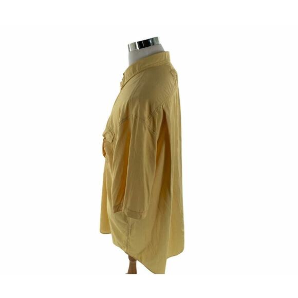 Duluth Trading Co Shirt Mens 2XL Short Sleeve Chest Pocket Button Down Preppy - Picture 2 of 7